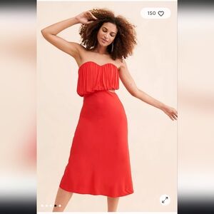 Third Form Overflow 2.0 Strapless Ruby  Dress